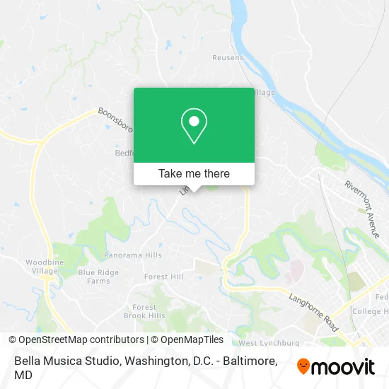 Bella Musica Studio map