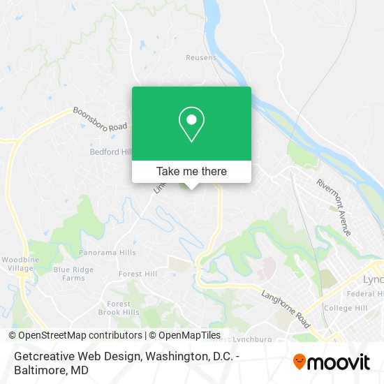 Mapa de Getcreative Web Design