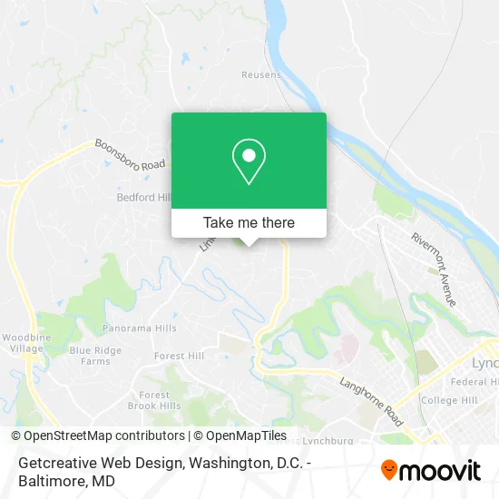 Getcreative Web Design map