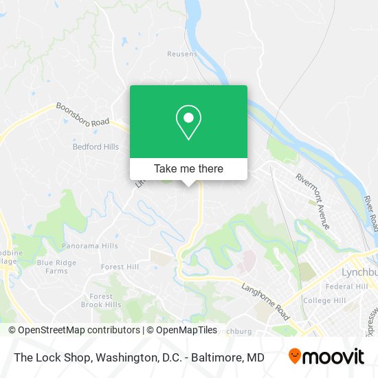 The Lock Shop map