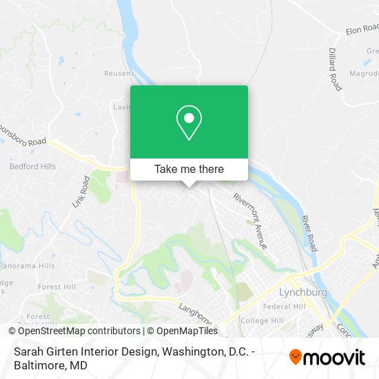 Sarah Girten Interior Design map