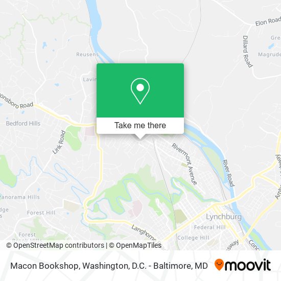 Macon Bookshop map