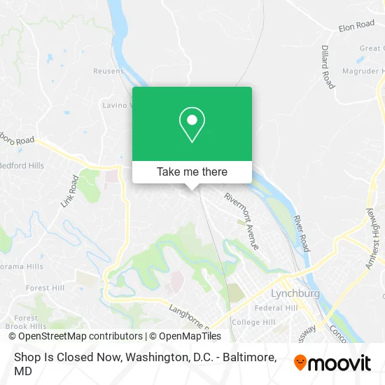 Shop Is Closed Now map