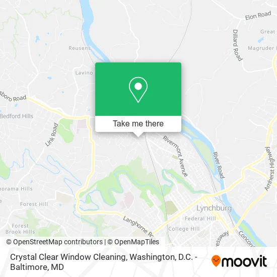 Crystal Clear Window Cleaning map