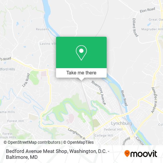 Bedford Avenue Meat Shop map