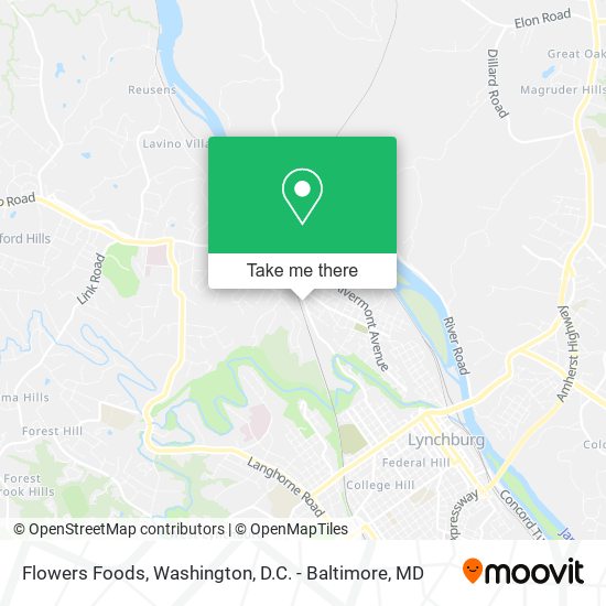 Flowers Foods map