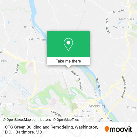 CTG Green Building and Remodeling map