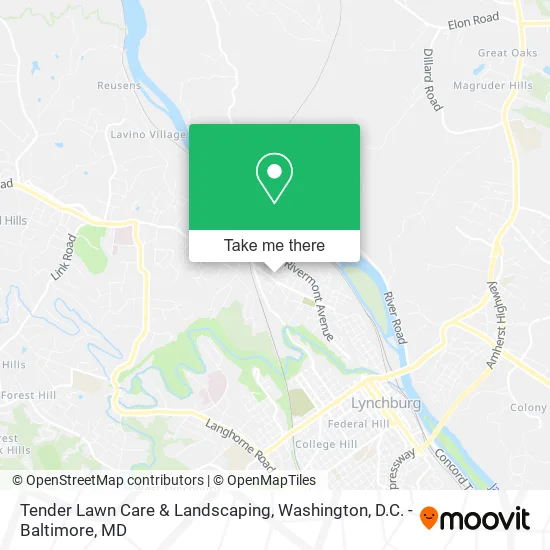 Mapa de Tender Lawn Care & Landscaping