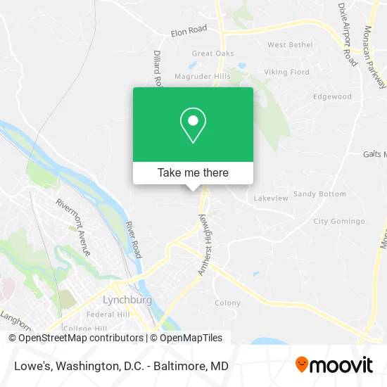Lowe's map