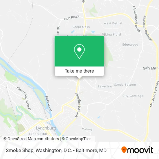 Smoke Shop map