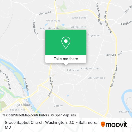 Mapa de Grace Baptist Church