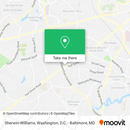 Sherwin-Williams map