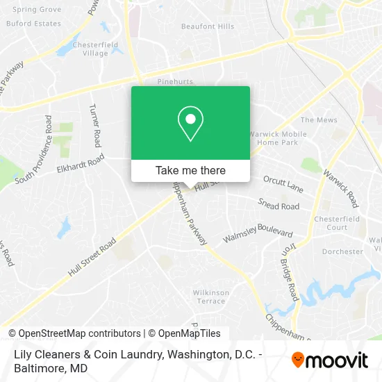 Lily Cleaners & Coin Laundry map