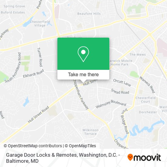 Mapa de Garage Door Locks & Remotes
