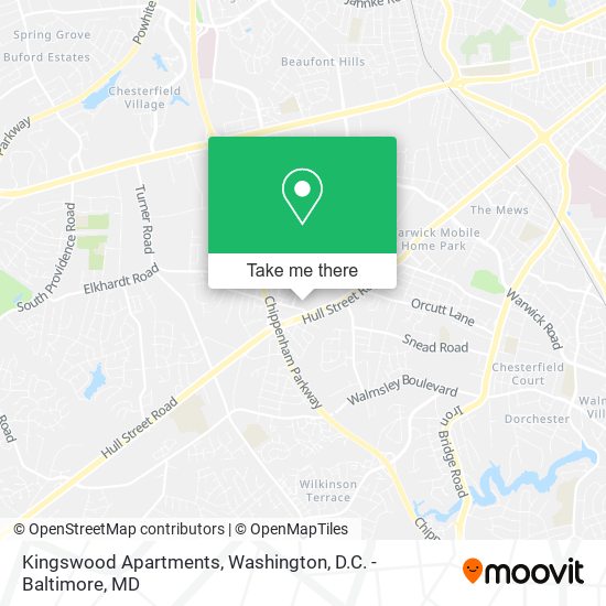 Kingswood Apartments map