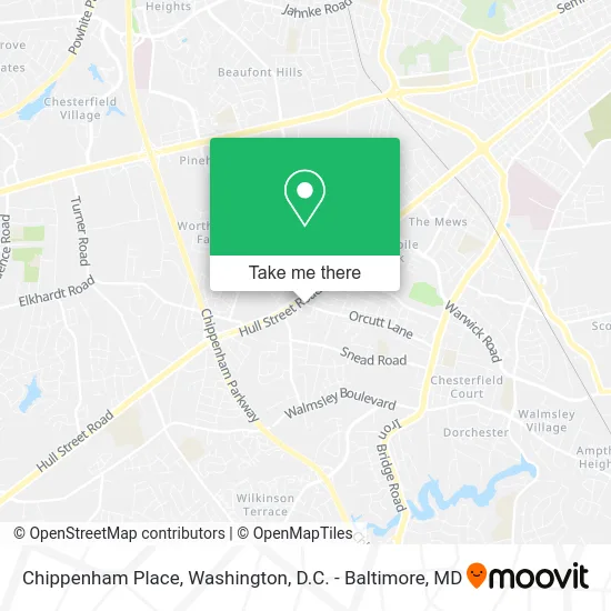 Chippenham Place map