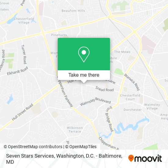 Seven Stars Services map