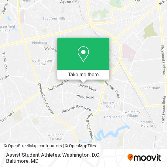Mapa de Assist Student Athletes