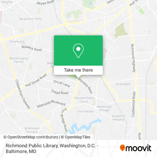 Richmond Public Library map