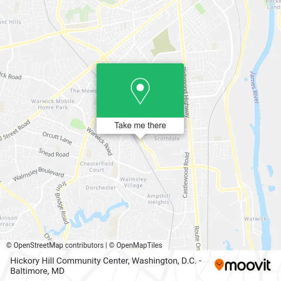 Hickory Hill Community Center map