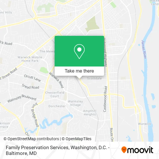 Mapa de Family Preservation Services