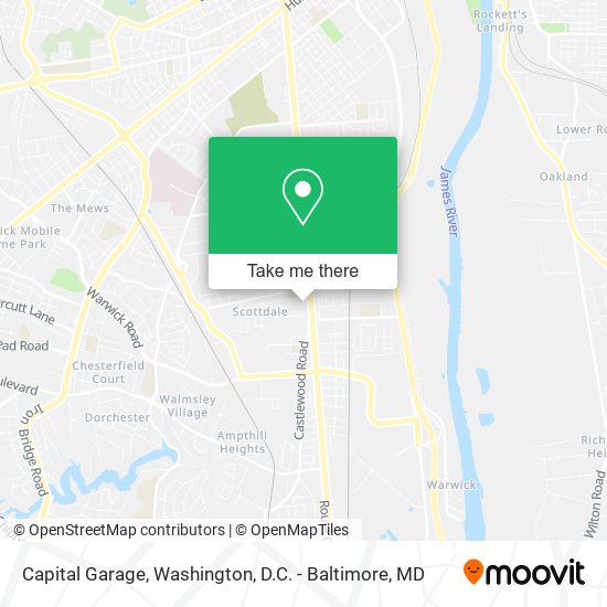 Capital Garage map