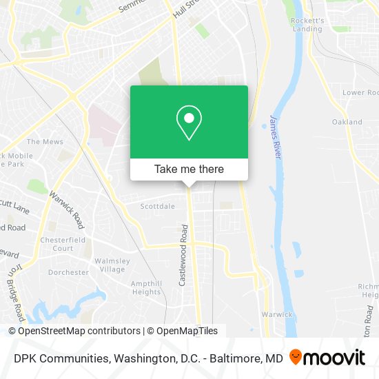 DPK Communities map