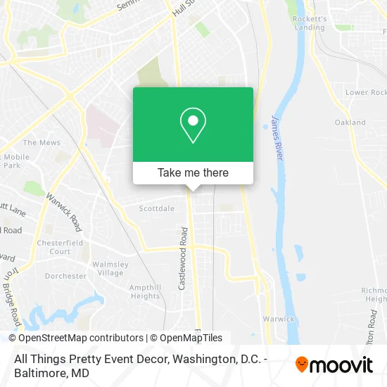 All Things Pretty Event Decor map
