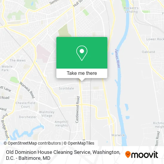 Old Dominion House Cleaning Service map