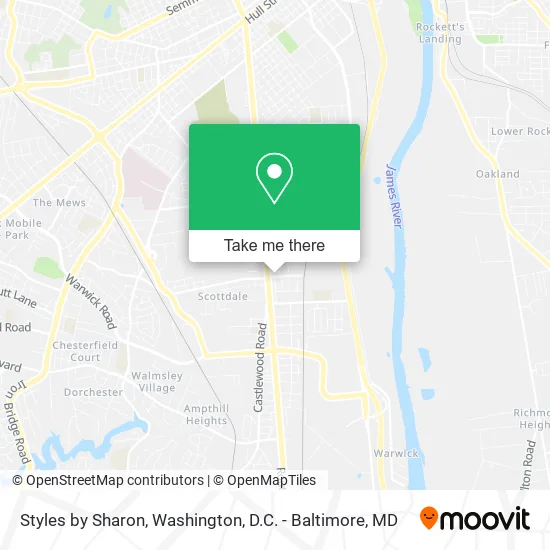 Styles by Sharon map