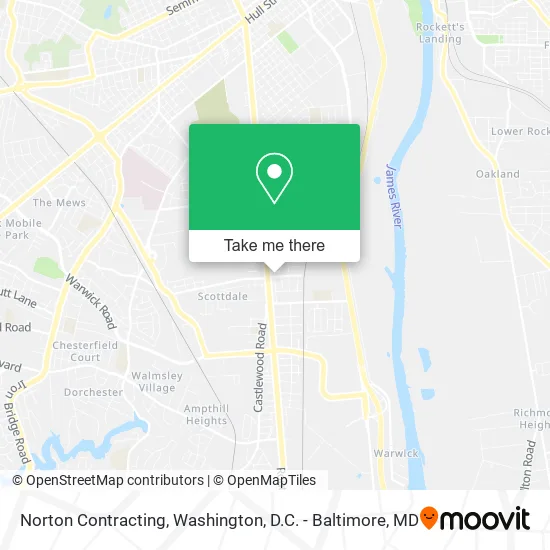 Norton Contracting map