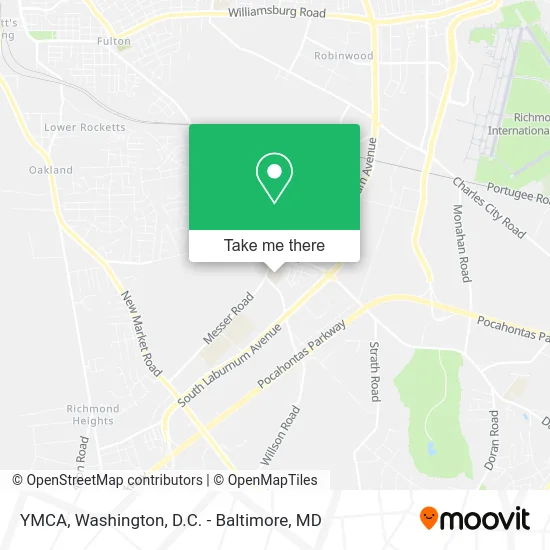 YMCA map