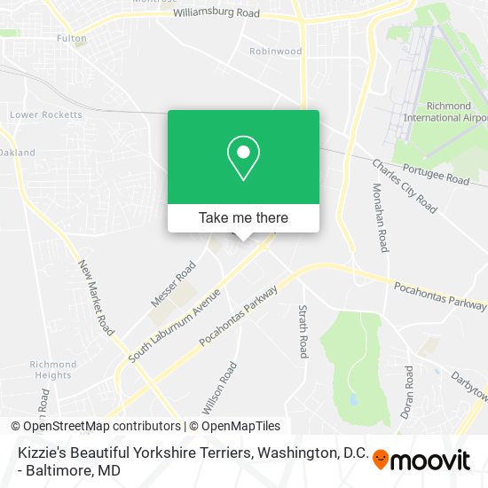 Mapa de Kizzie's Beautiful Yorkshire Terriers