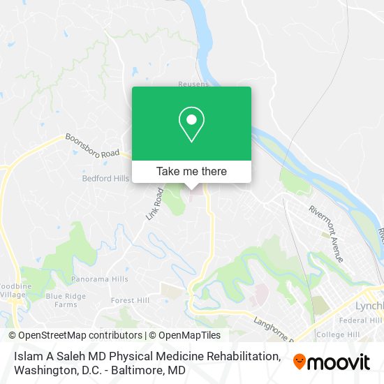 Islam A Saleh MD Physical Medicine Rehabilitation map