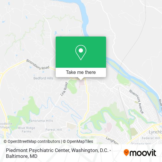 Piedmont Psychiatric Center map
