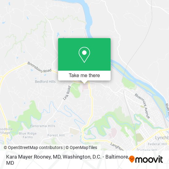 Kara Mayer Rooney, MD map