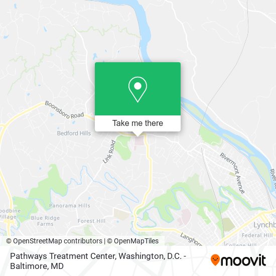 Pathways Treatment Center map