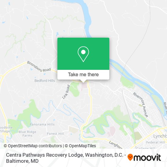 Centra Pathways Recovery Lodge map