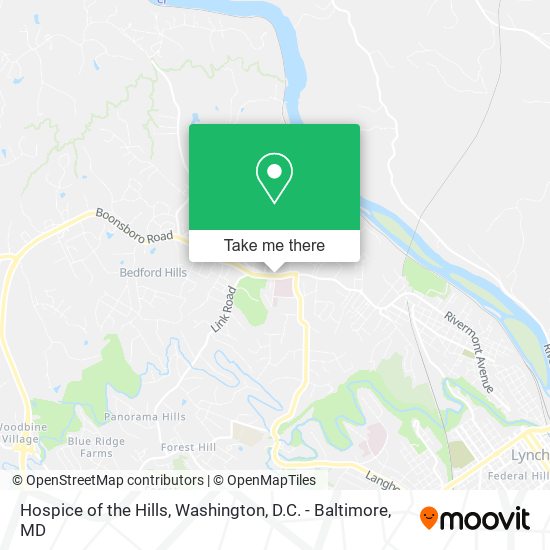 Hospice of the Hills map