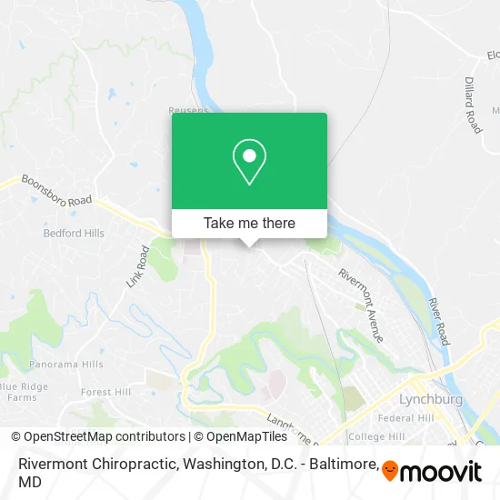 Rivermont Chiropractic map