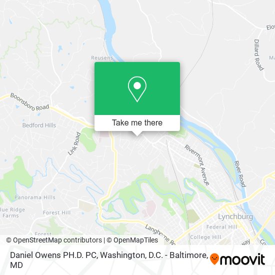 Daniel Owens PH.D. PC map