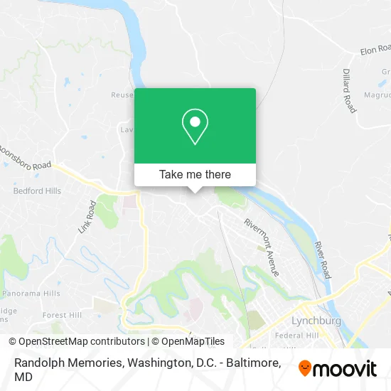 Randolph Memories map