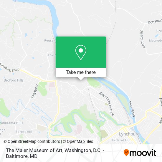 The Maier Museum of Art map