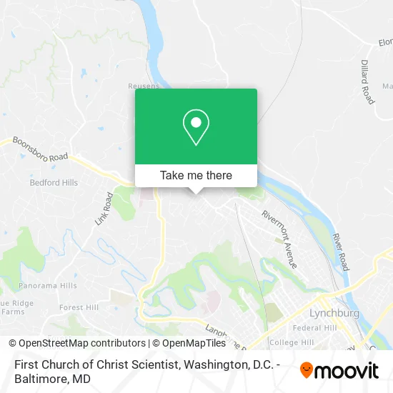 First Church of Christ Scientist map