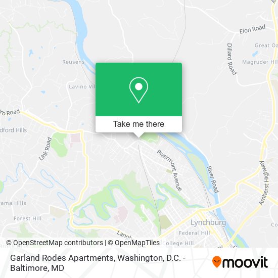 Garland Rodes Apartments map