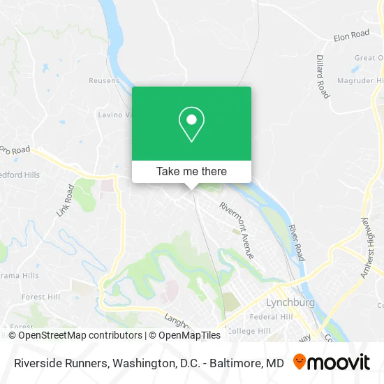 Riverside Runners map