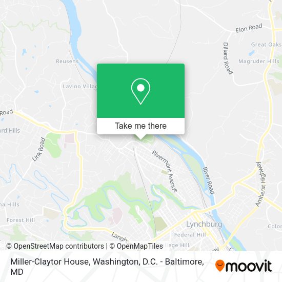 Mapa de Miller-Claytor House
