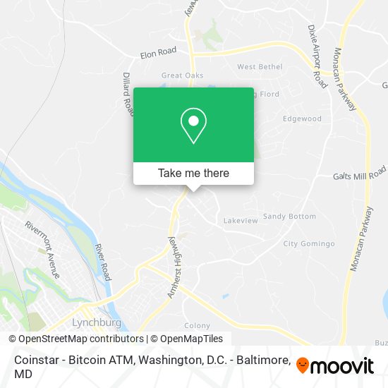 Coinstar - Bitcoin ATM map