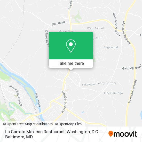 La Carreta Mexican Restaurant map