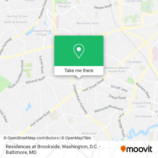 Residences at Brookside map